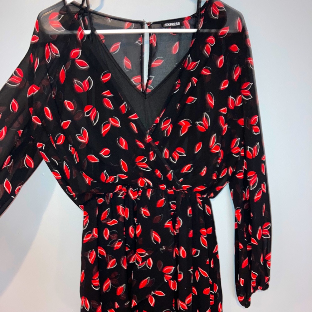 Long sleeved dress/romper